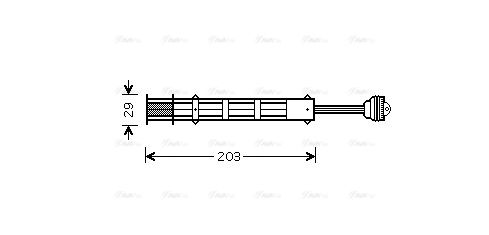 Trockner, Klimaanlage AVA QUALITY COOLING ftd282