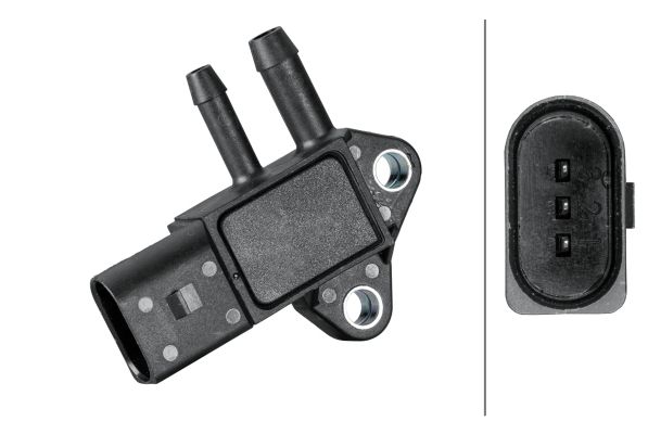 Sensor, avgastryck HELLA 6PP009 409-321