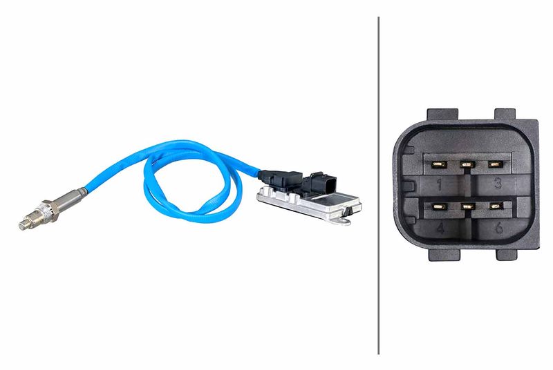 NOx-Sensor, NOx-Katalysator HELLA 6PN 358 186-401