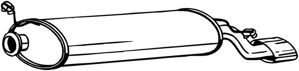 Endschalldämpfer BOSAL 135-217
