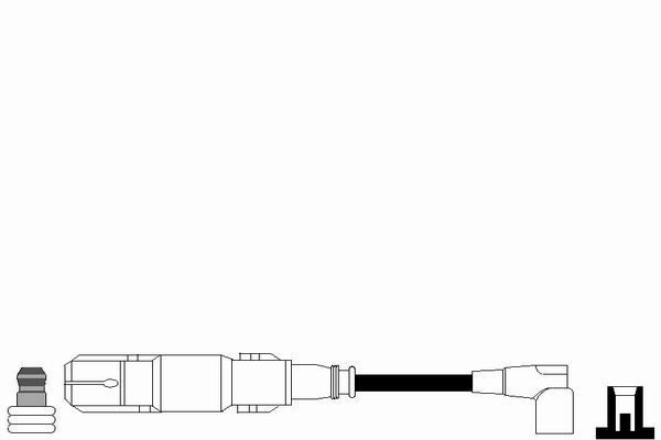 Zündleitung NGK 44097