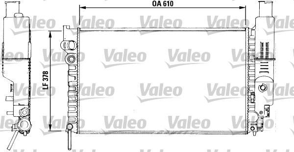 Kühler, Motorkühlung VALEO 730512