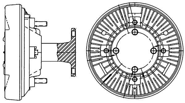 Kupplung, Kühlerlüfter MAHLE CFC204000P