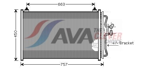Kondensator, Klimaanlage AVA QUALITY COOLING FDA5347