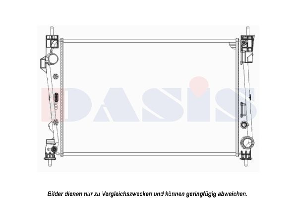 Kühler, Motorkühlung AKS DASIS 010014N