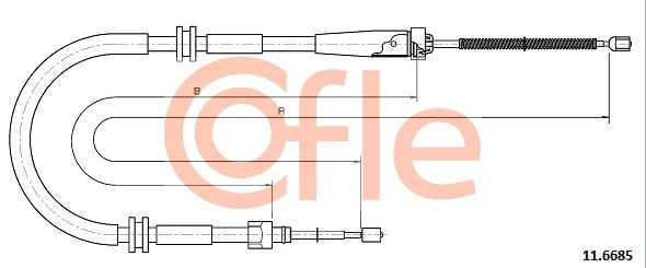 Seilzug, Feststellbremse COFLE 11.6685