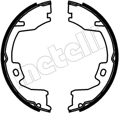 Bremsbackensatz, Feststellbremse METELLI 53-0779