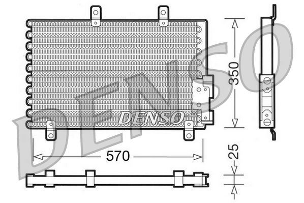 Kondensator, Klimaanlage DENSO DCN01001