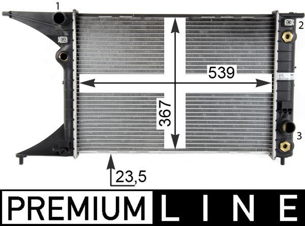 Kühler, Motorkühlung MAHLE CR559000P