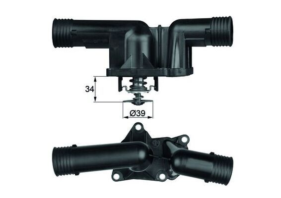 Thermostat, Kühlmittel MAHLE TI2495