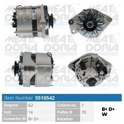 Generator MEAT & DORIA 5510542