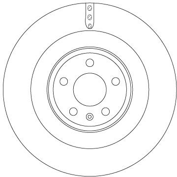 Bremsscheibe TRW DF6343S