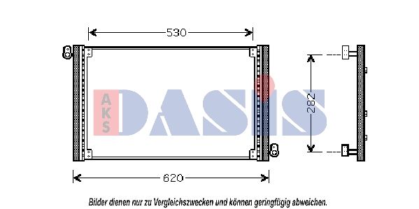 Kondensator, Klimaanlage AKS DASIS 082032N