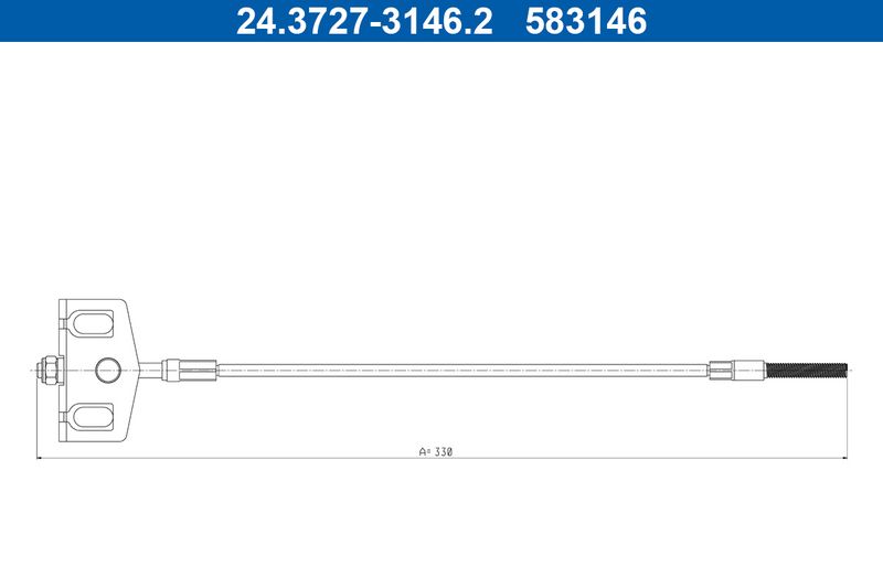 Seilzug, Feststellbremse ATE 24.3727-3146.2