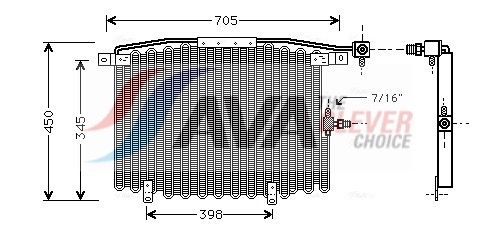 Kondensator, Klimaanlage AVA QUALITY COOLING AI5115