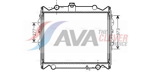 Kühler, Motorkühlung AVA QUALITY COOLING TO2248