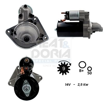 Starter MEAT & DORIA 5010041G