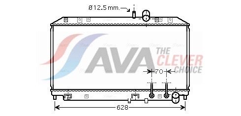 Kühler, Motorkühlung AVA QUALITY COOLING MZ2177