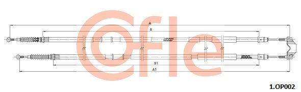 Seilzug, Feststellbremse COFLE 1.op002