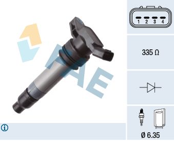 Zündspule FAE 80462