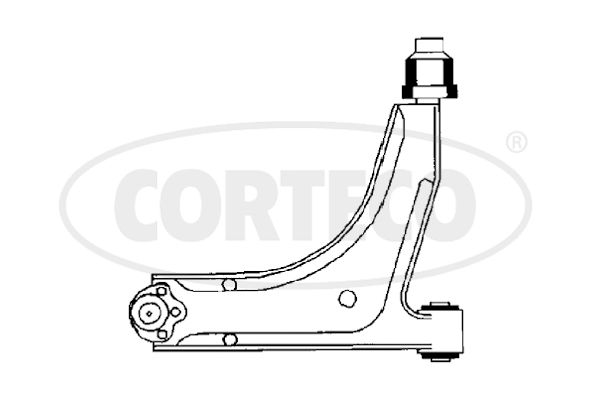 Lenker, Radaufhängung CORTECO 49400486