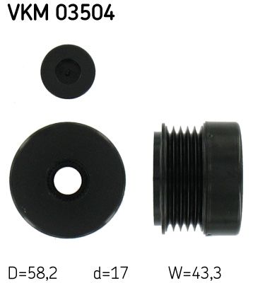 Generatorfreilauf SKF VKM03504