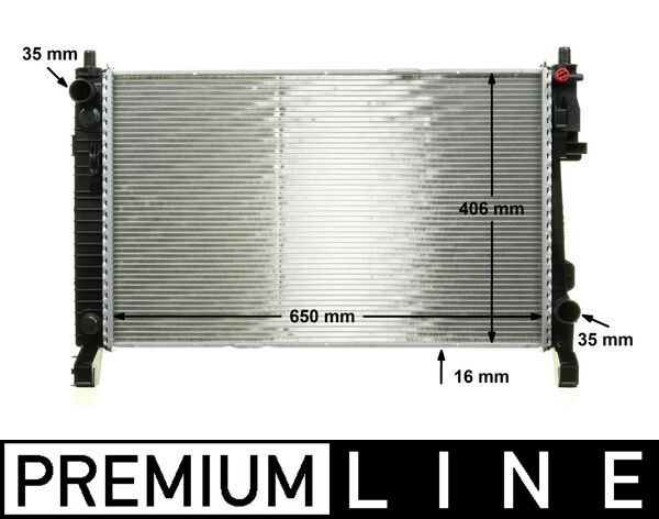 Kühler, Motorkühlung MAHLE CR661000P