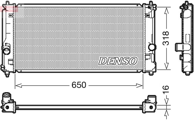 Kühler, Motorkühlung DENSO DRM50081