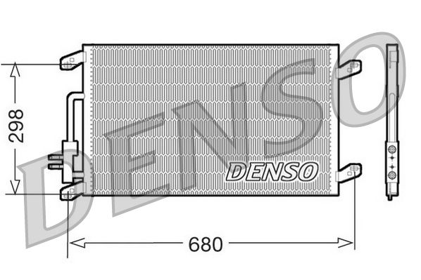 Kondensator, Klimaanlage DENSO DCN13016
