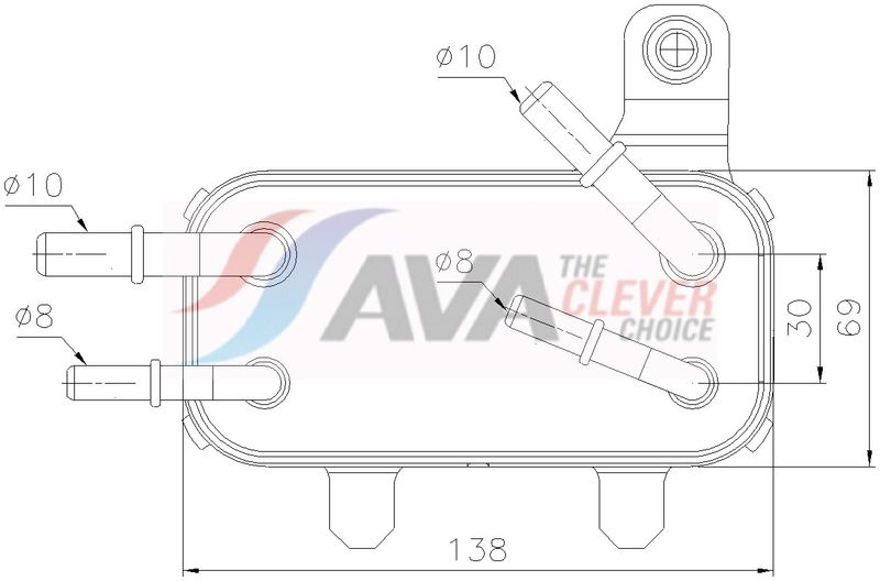 Ölkühler, Motoröl AVA QUALITY COOLING AU3366