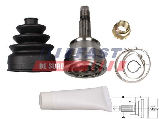 Gelenksatz, Antriebswelle FAST FT25032K