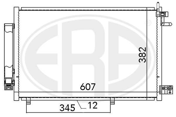 Kondensator, Klimaanlage ERA 667031