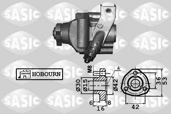 Hydraulikpumpe, Lenkung SASIC 7076037