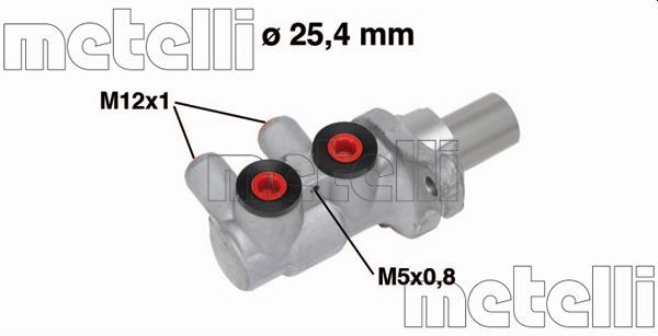 Hauptbremszylinder METELLI 05-0716