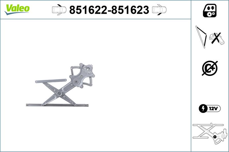 Fensterheber VALEO 851622