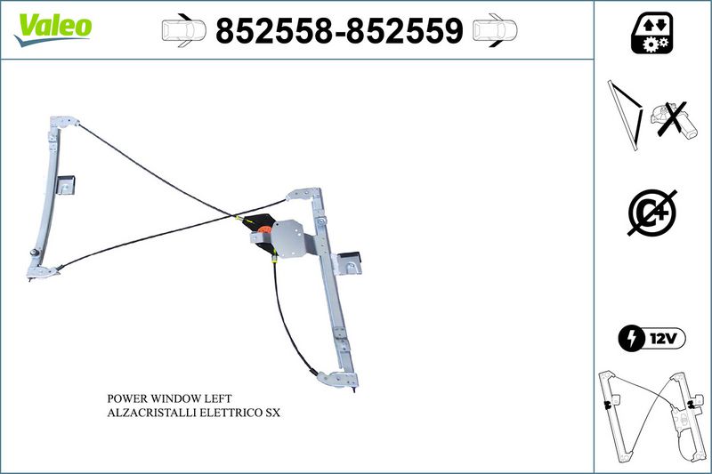 Fensterheber VALEO 852558