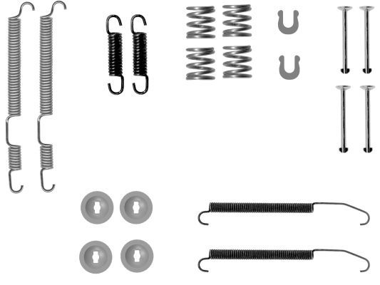 Zubehörsatz, Bremsbacken TEXTAR 97048900