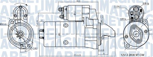 Starter MAGNETI MARELLI 063720350010