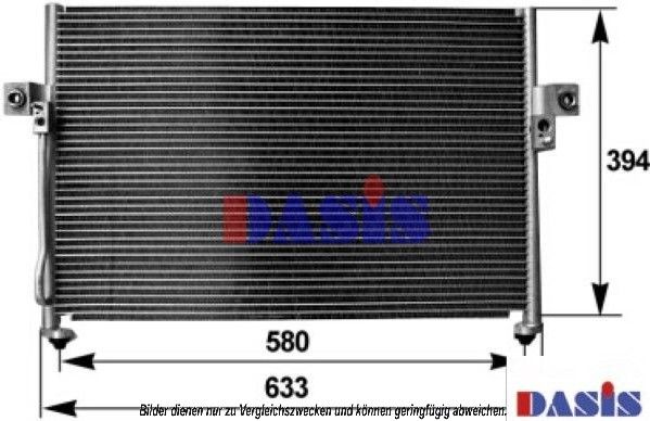 Kondensator, Klimaanlage AKS DASIS 562180N