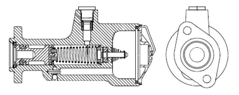 Geberzylinder, Kupplung BOSCH F 026 005 006