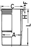 Cylinderhylsa KOLBENSCHMIDT 89380110