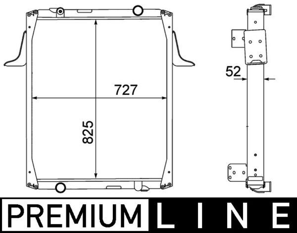 Kühler, Motorkühlung MAHLE CR1555000P