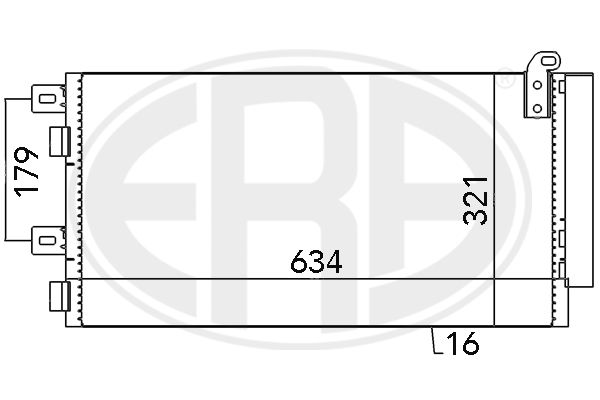 Kondensator, Klimaanlage ERA 667051