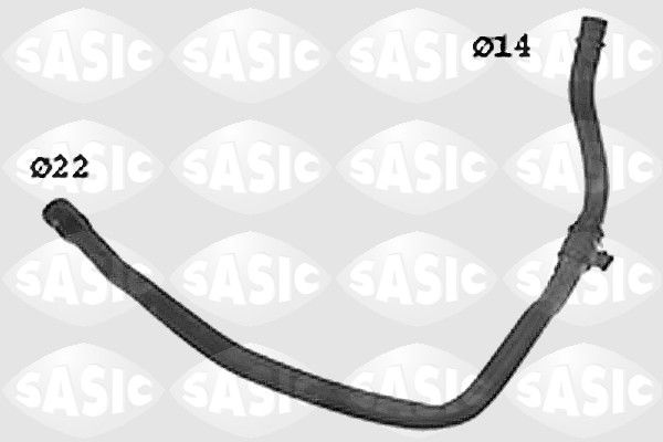 Kühlerschlauch SASIC swh0338