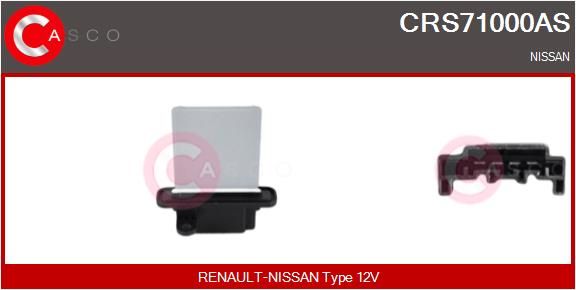 Widerstand Innenraumgebläse Casco CRS71000AS