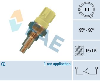 Temperaturschalter, Kühlerlüfter FAE 36410