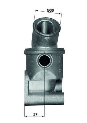 Thermostat, Kühlmittel MAHLE TI7187D