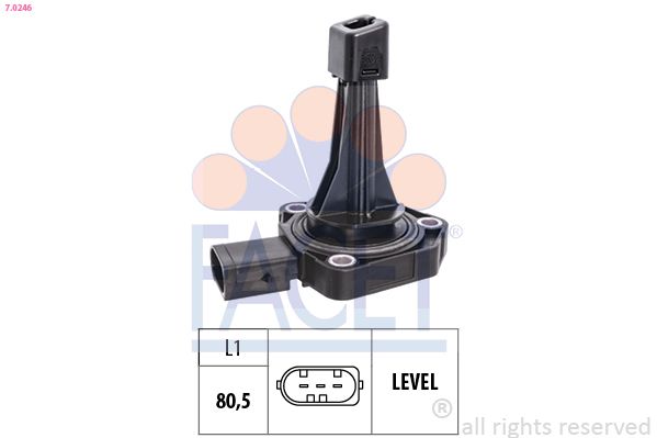 Sensor, Motorölstand FACET 7.0246