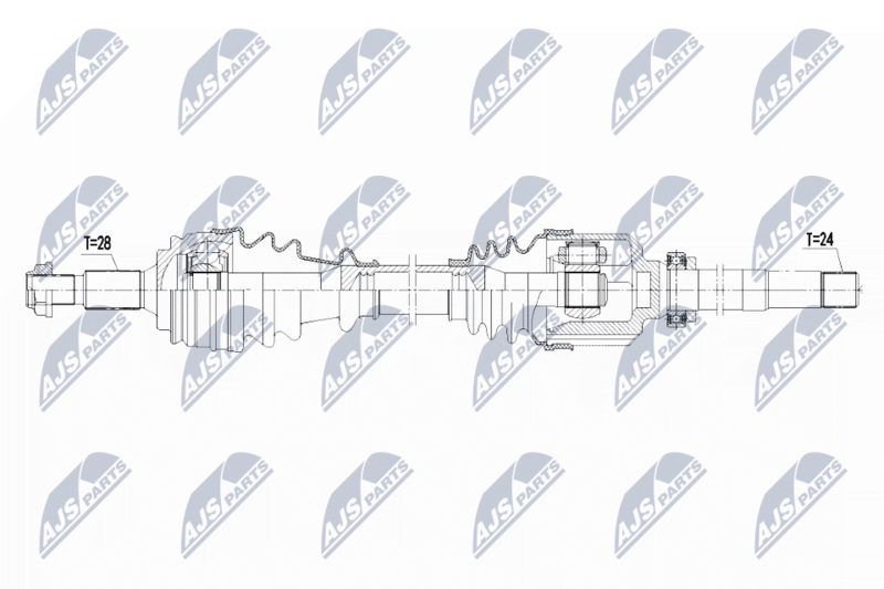 Antriebswelle NTY NPW-PE-019