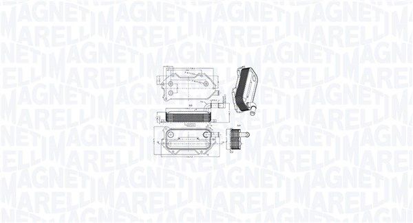 Ölkühler, Motoröl MAGNETI MARELLI 350300003000